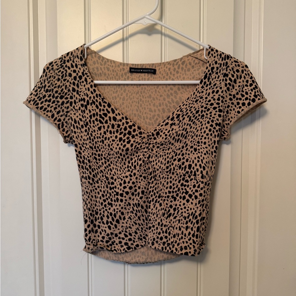 Brandy Melville - Printed Cropped Top